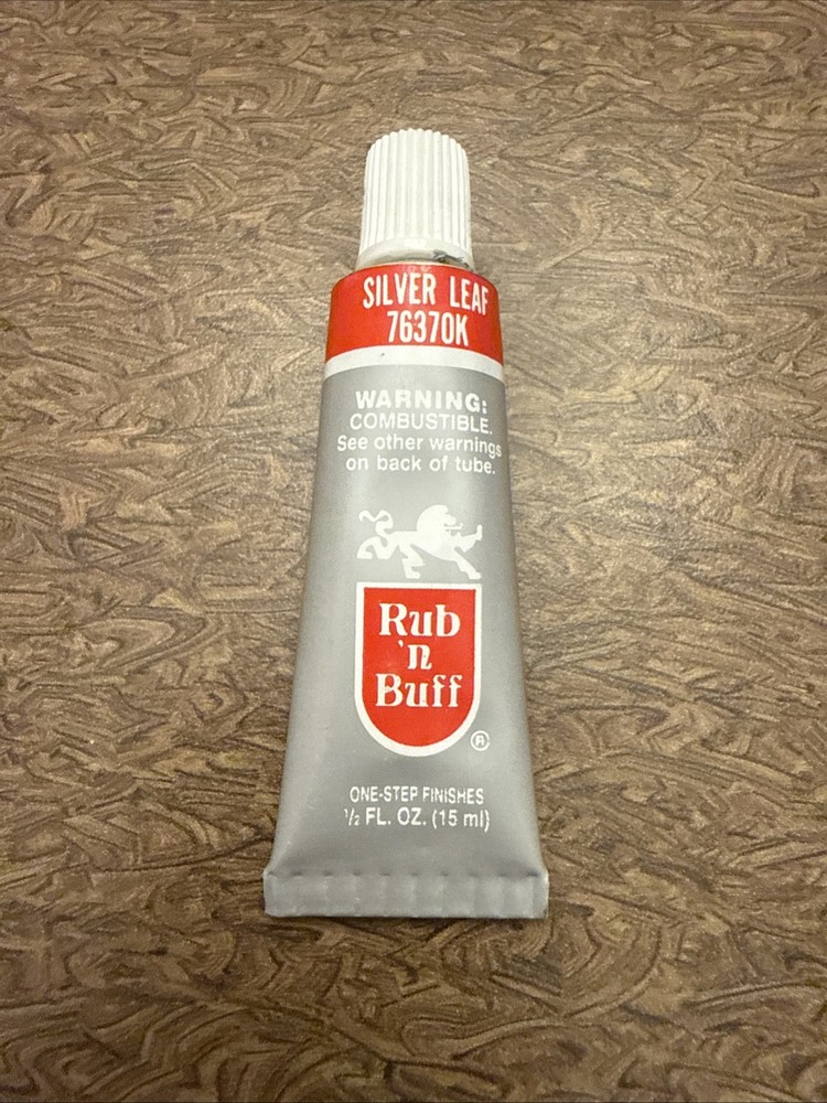 AMACO Silver Leaf Rub 'N Buff 15ml Used