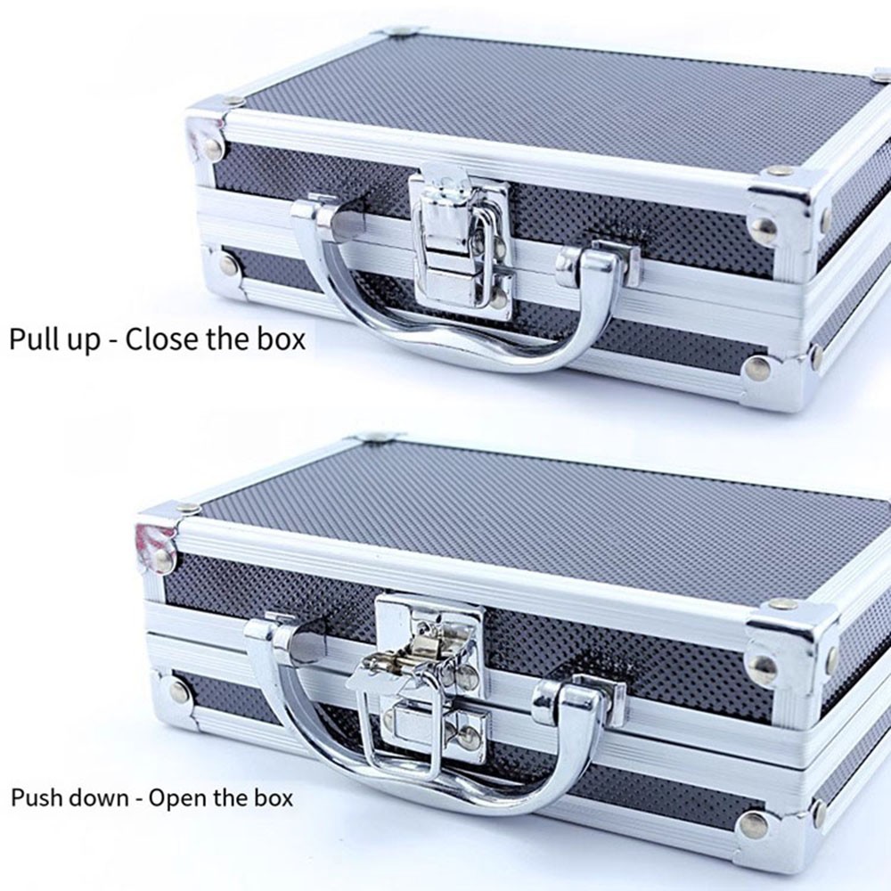 Multifunction Tool Storage Box Aluminum Construction with EVA Handles