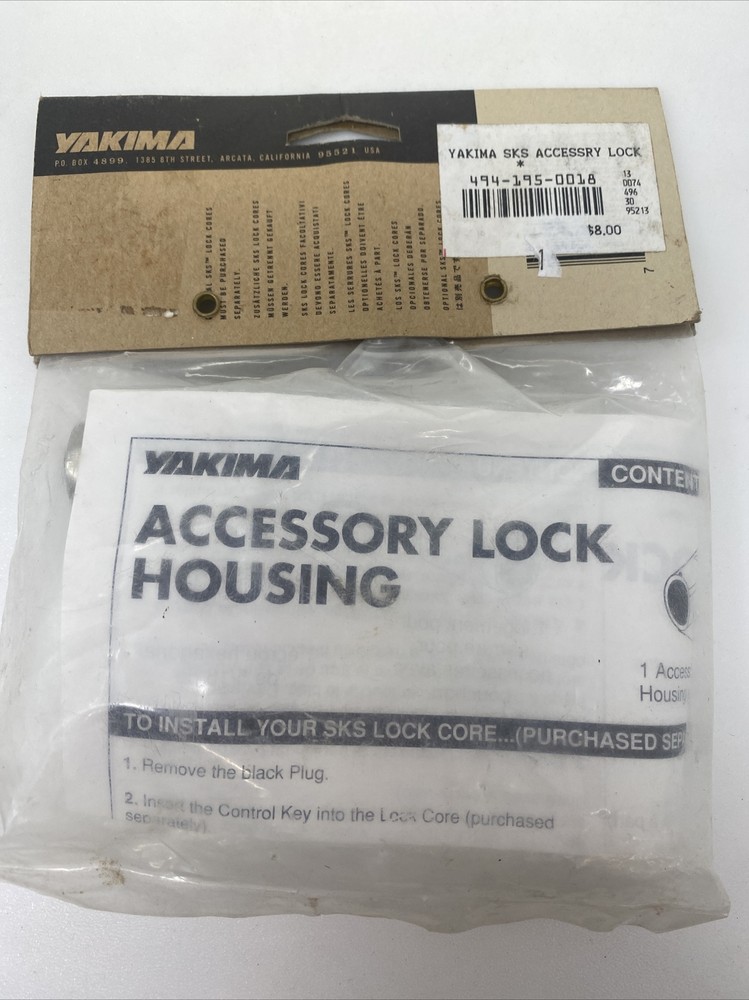 Yakima Accessory Lock Housing -- Part #7220 -- NEW in Plastic
