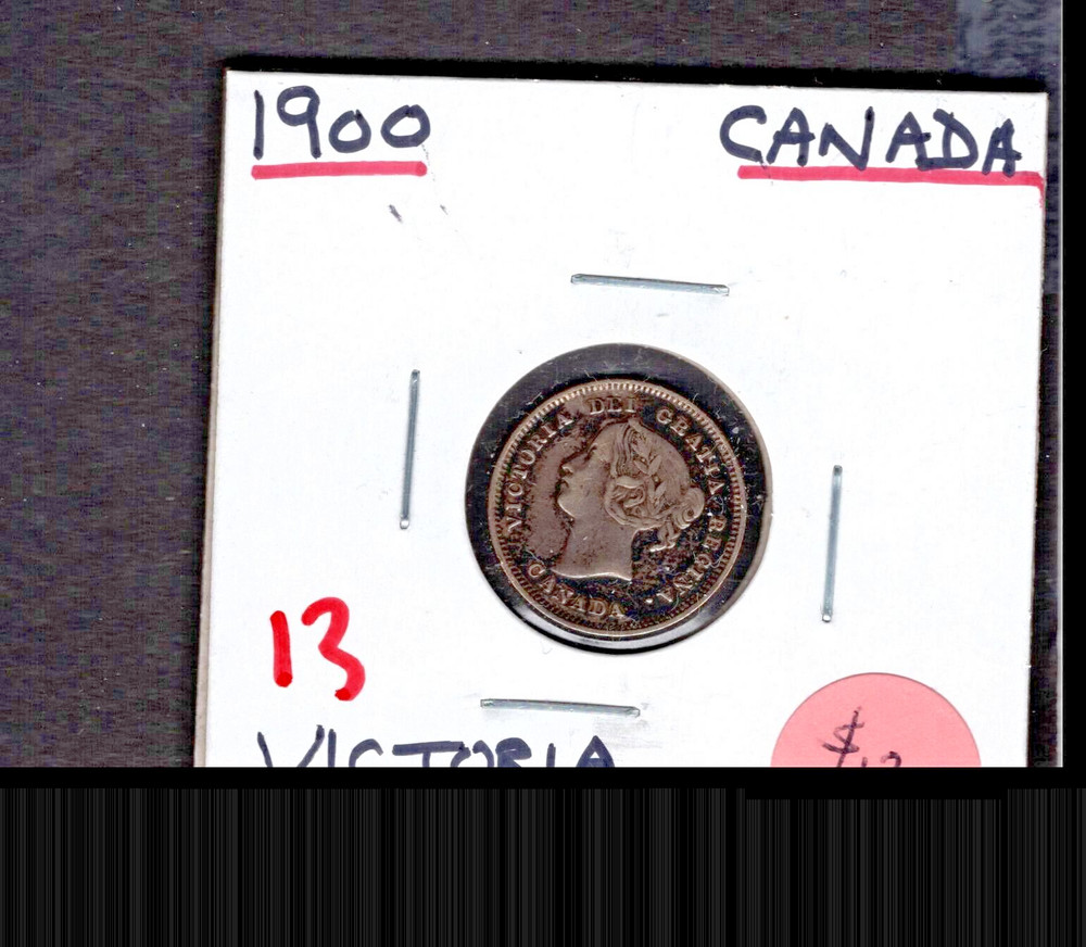1900- Canada- Victoria Five Cents