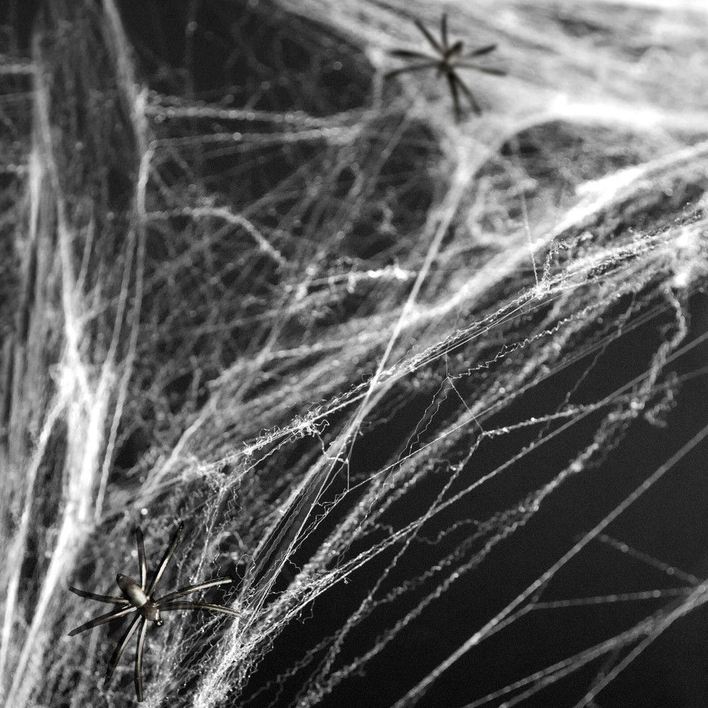 HALLOWEEN WHITE SPIDERS WEB | Halloween Decorations | Halloween Decor