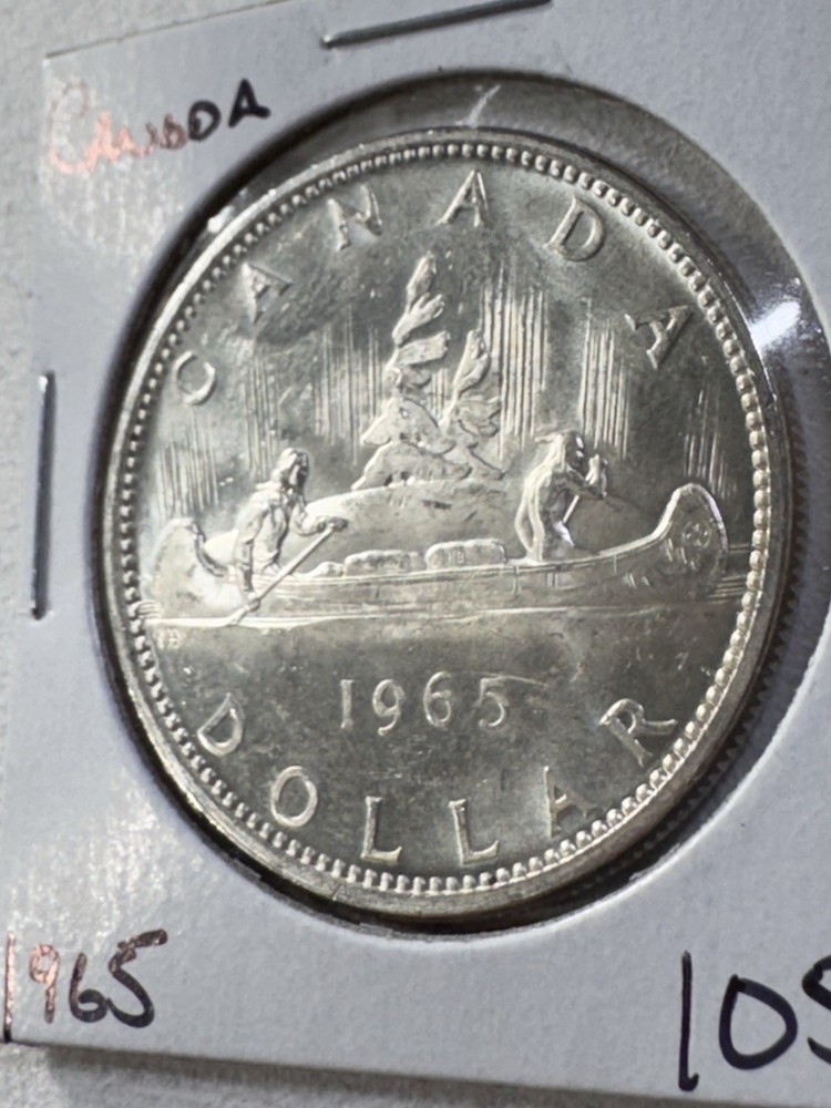 1965 Canada $1 Silver Coin