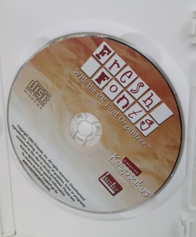 Creating Keepsakes: Fresh Fonts(CD-ROM) New