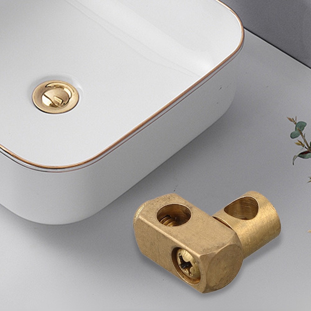 Double Joint Piece Eccentric Drain Fitting Hole Part Name Reliability Rotated