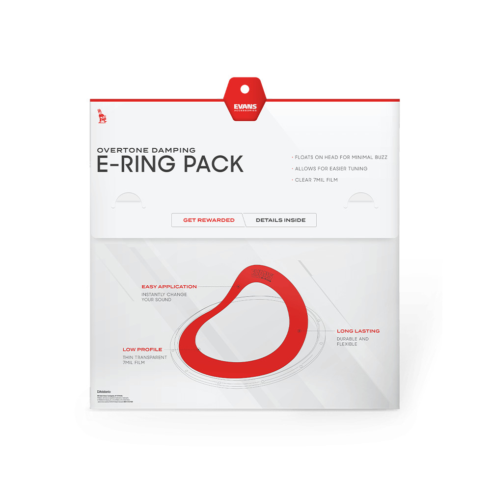 Evans E-Ring Pack 14 Drum Muffle