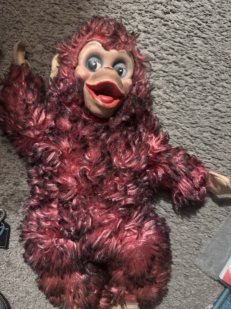 Vintage Possibly Haunted, Monkey Plush Gund