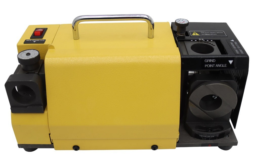 Enhanced Drill Bits Sharpener 3-20mm End Mill Sharpener 18 Collets 120W Powered