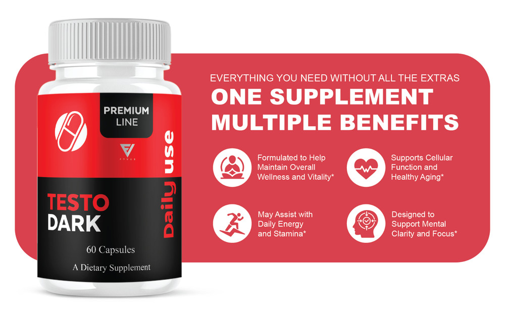 Testo Dark Capsules, Testo Dark Maximum Performance (60 Capsules)