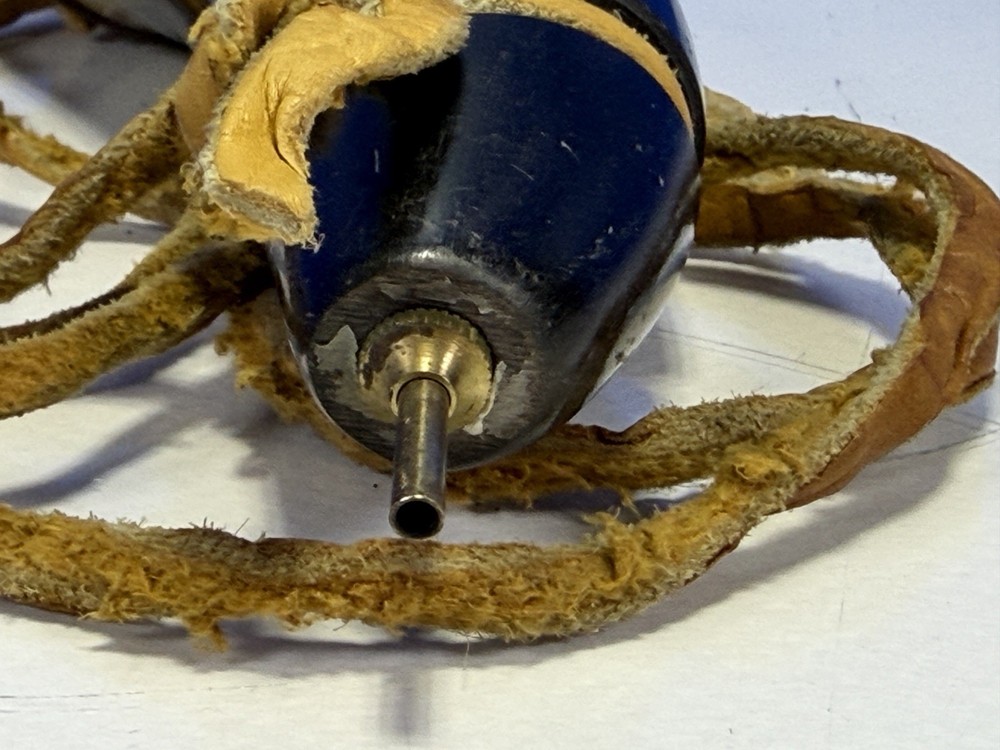 Vintage Powder Horn w/ Leather Strap