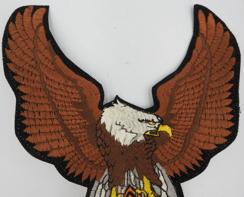 1979 Harley-Davidson Motorcycles Iron On Eagle 10" Patch
