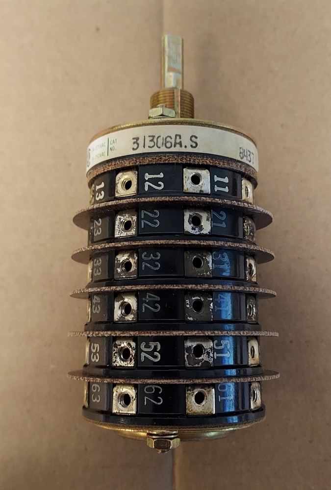 SWITCH, ROTARY - PN# 31306A-S - ELECTROSWITCH