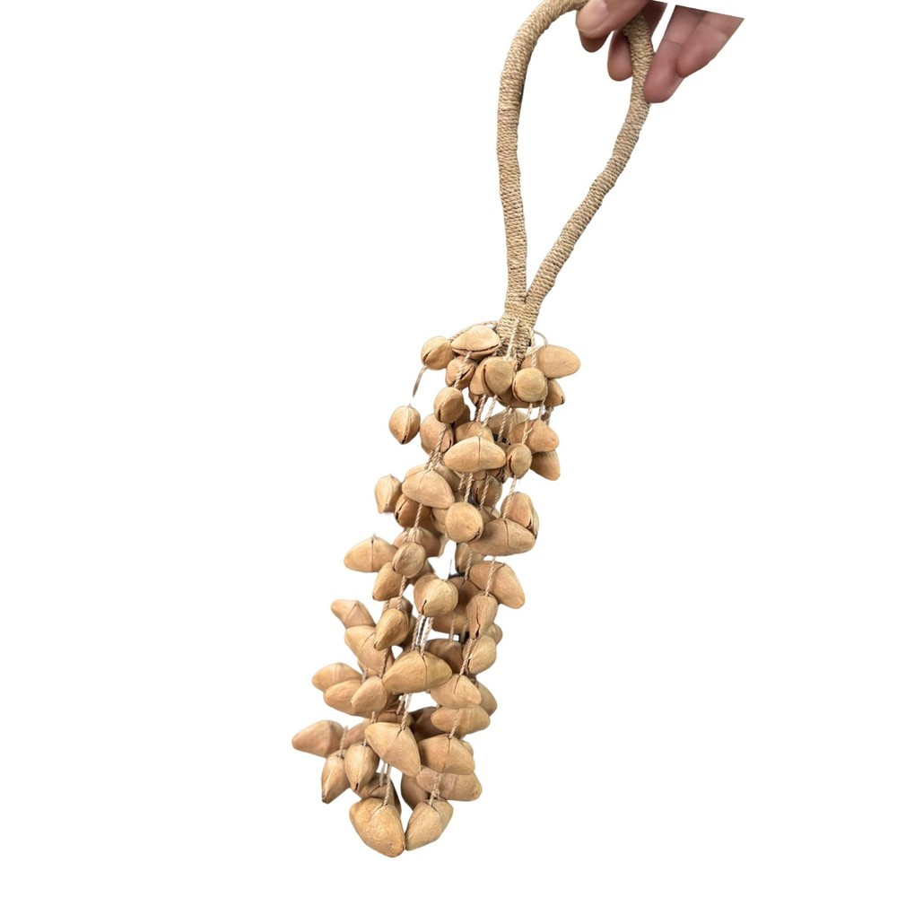 【Import Duties Apply】Natural Shell Hand Rattle Handmade Shaker Percussion Shaker