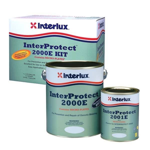 Interlux Gray Interprotect Epoxy Barrier Coat Kit Gallon 2000G