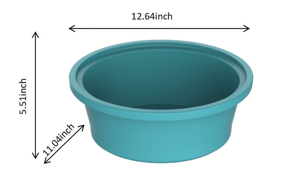 6 Quart Digital Slow Cooker with Locking Lid, Teal Speckle
