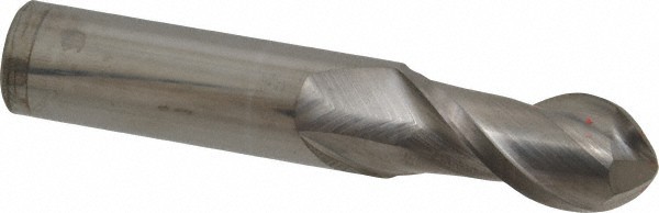 Accupro 18mm Diam, 38mm LOC, 2 Flute Solid Carbide Ball End Mill