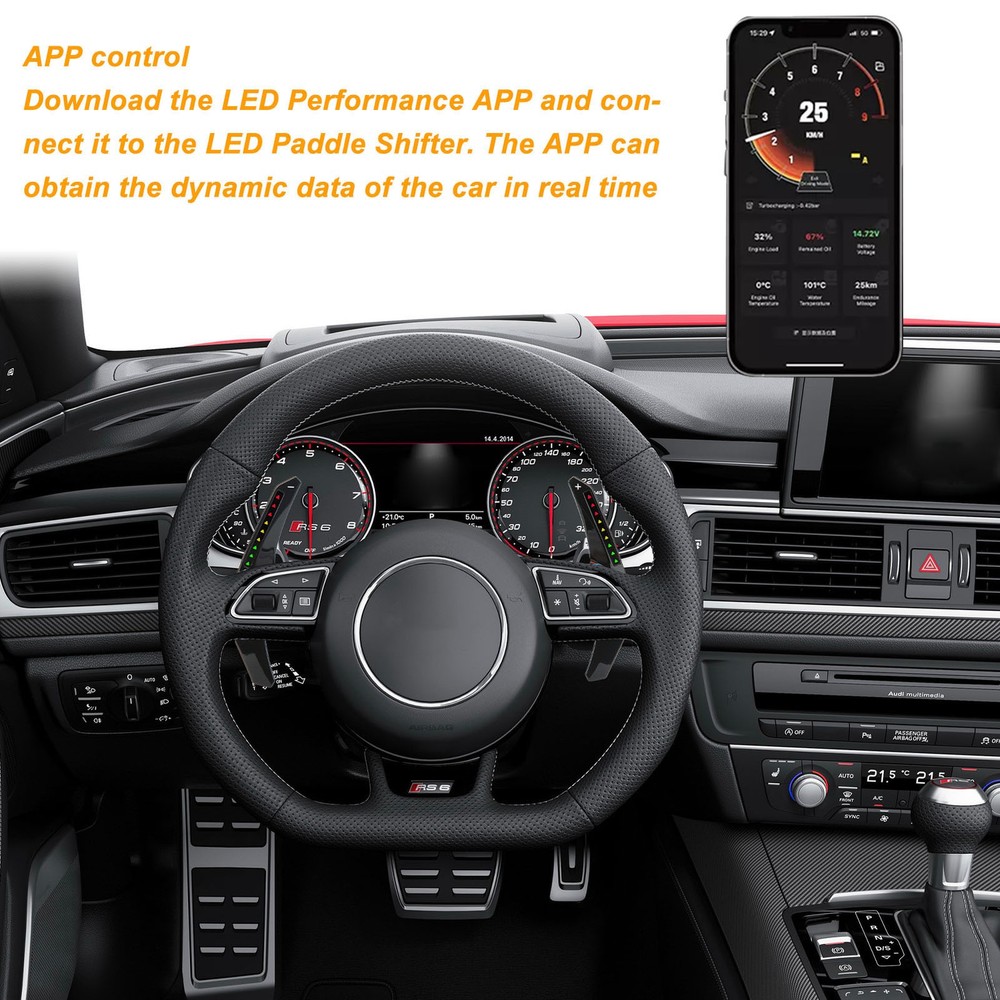 LED Paddle Shifter Extension For RS3 WQTP