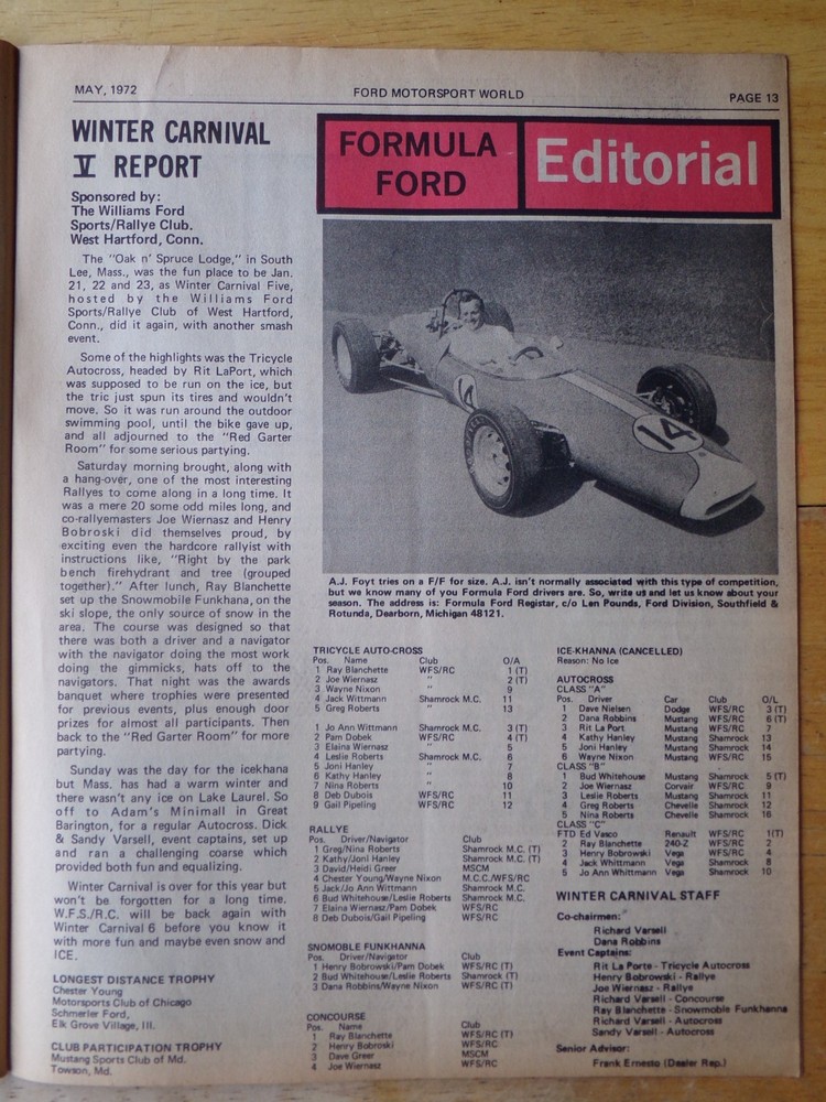 MOTORSPORTS WORLD-MAY,1972