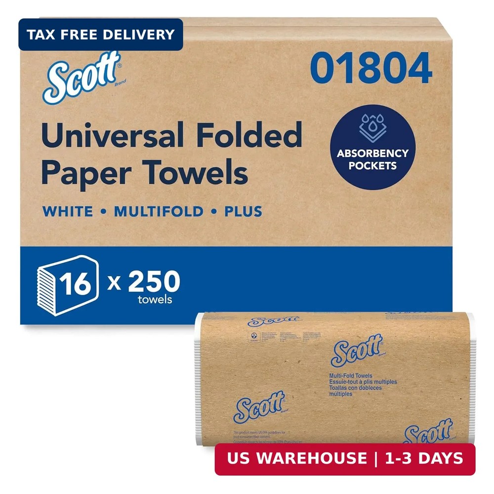 Scott® Professional Universal Multifold Paper Towels, Bulk (01804), Absorbency P