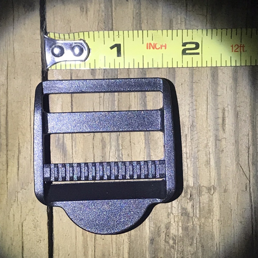 1.5” Plastic Ladder Slider Locking Adjustable Strap Clincher