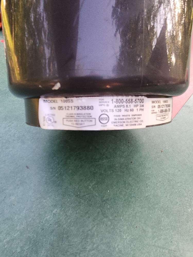 InSinkErator 100SS Garbage Disposal 3/4 HP