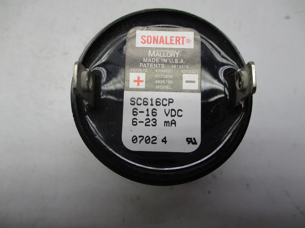 MALLORY SC616CP SONALERT ALARM UNMP