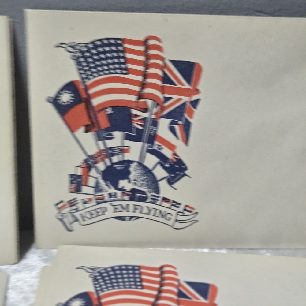 3, illustrated WWII home front envelopes 5 Per Type,15 Total Envelopes Envelope