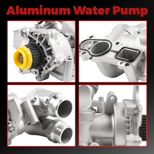 Aluminum Compatible with A3 A4 A5 A6 Q3 Q5 TT Passat Jetta Golf GTI Water Pump
