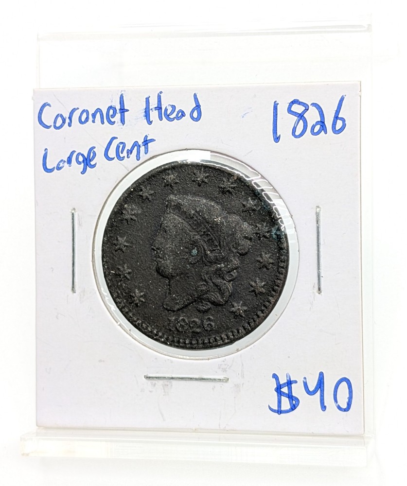 1826- US Coronet Head Large Cent