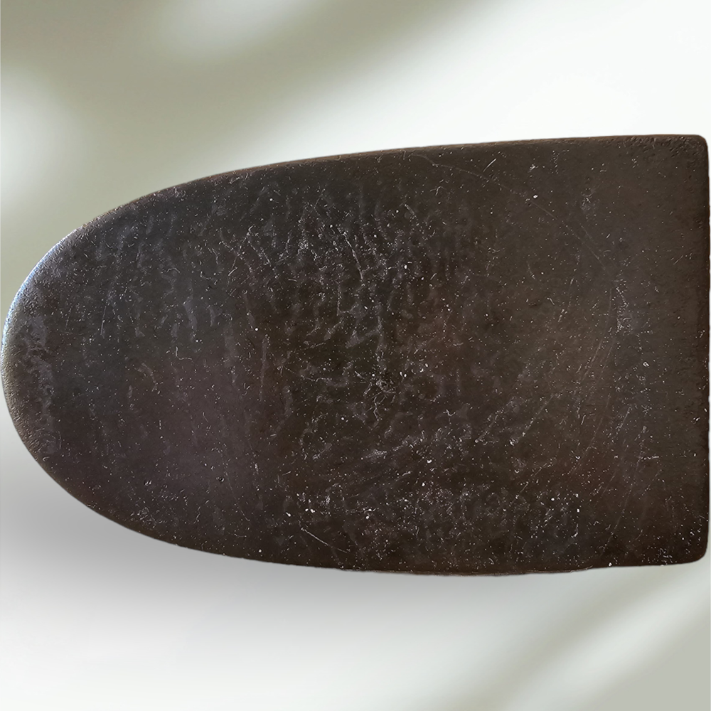 Antique Cast Sad Iron Solid Handle Door Stop Bookend Rustic Primitive