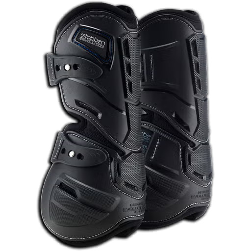 Stübben Evolution Hybrid Tendon Boots Size L Black Impact & Flexion Protection