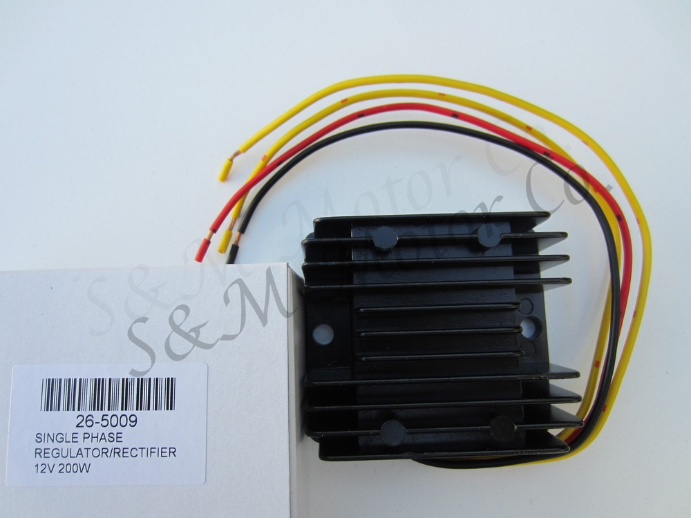 RECTIFIER REGULATOR SINGLE PHASE 12 VOLT 200 WATT SOLID STATE TRIUMPH BSA NORTON