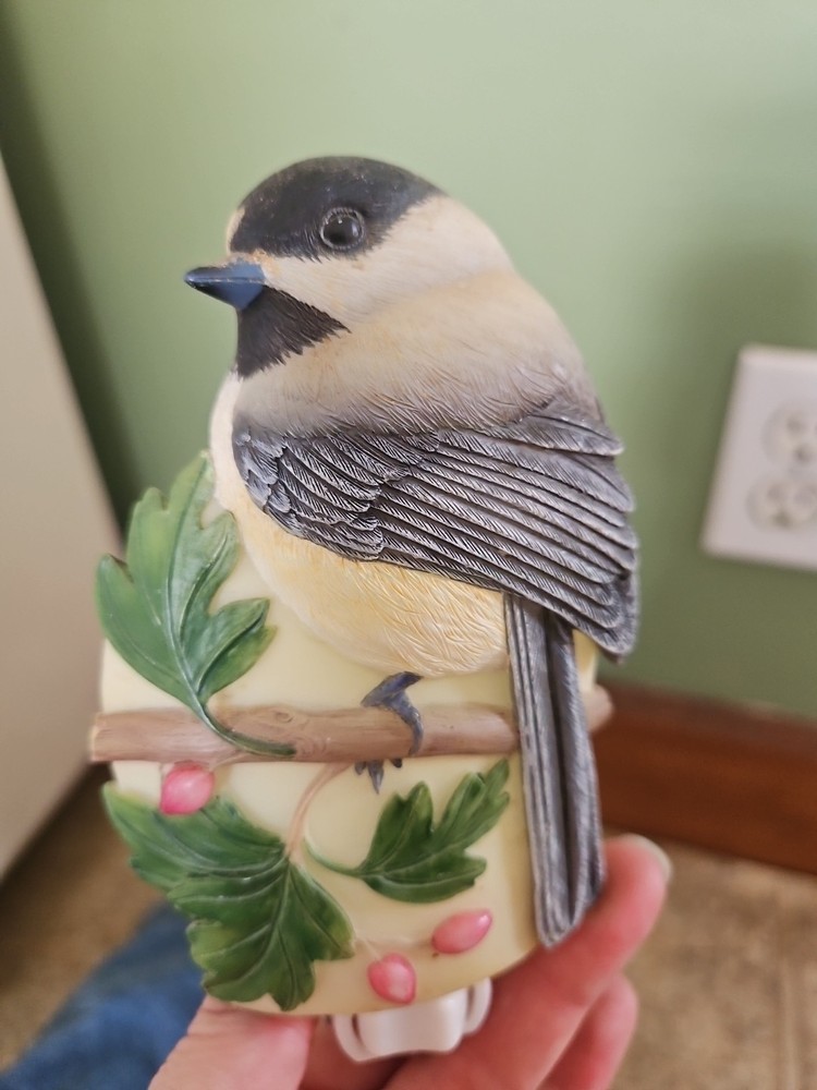 Chickadee Hand Painted Night Light