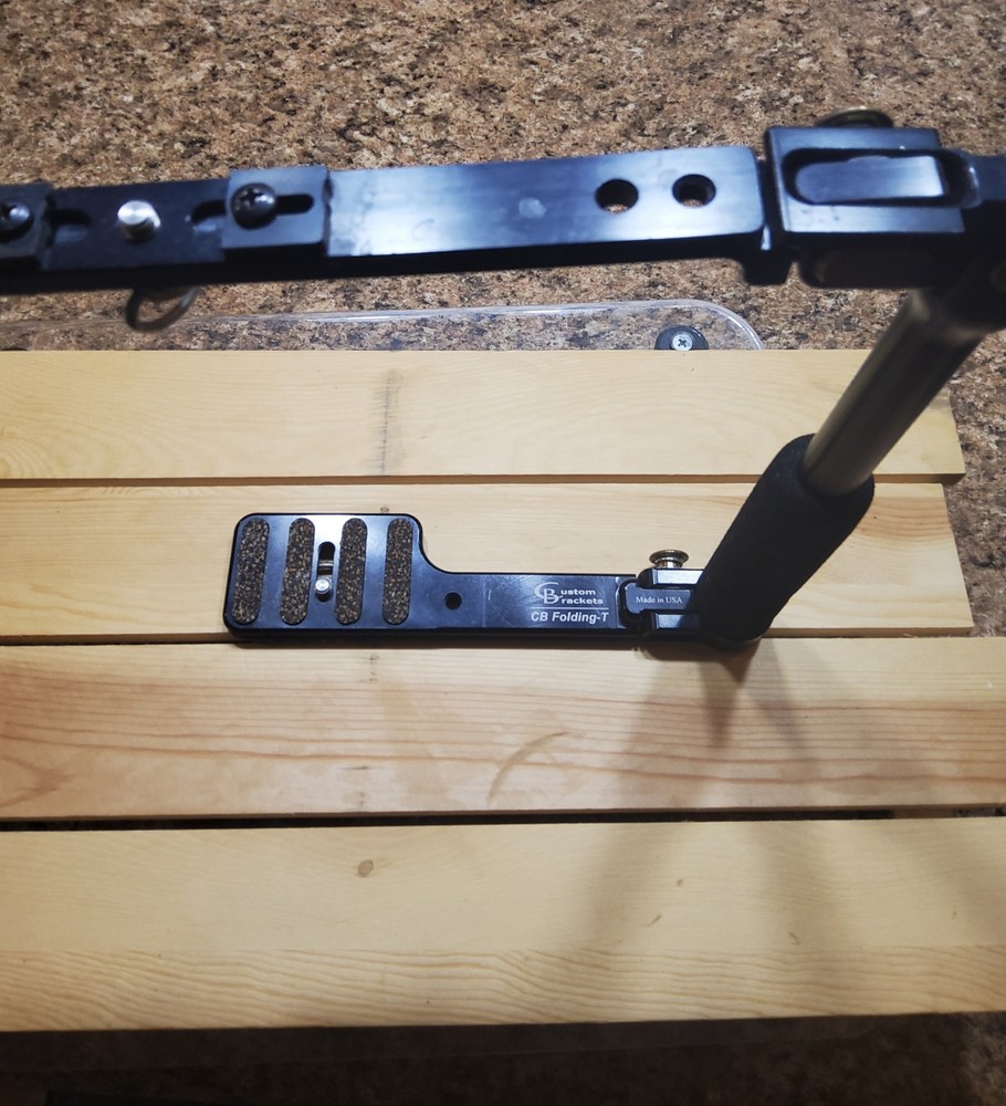 Custom Brackets CB Folding-T Camera Flash Bracket