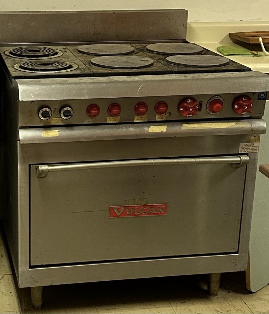 Vulcan Commercial Six Burner W/ Oven Base