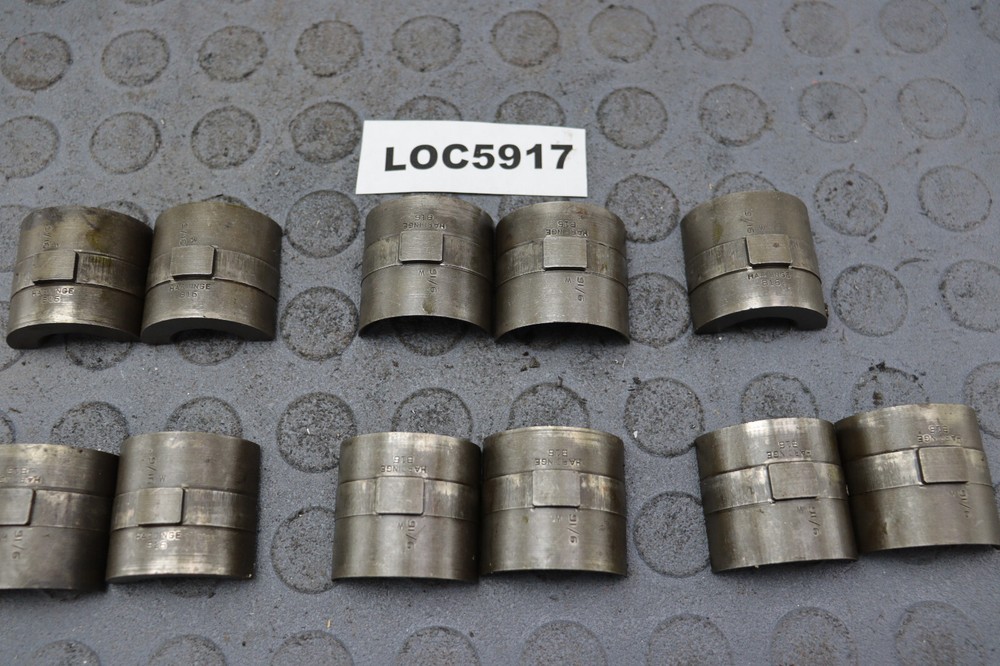 HARDINGE ( 9/16'' ROUND ) B16 COLLET PADS  READ DESCRIPTION ! LOC5917