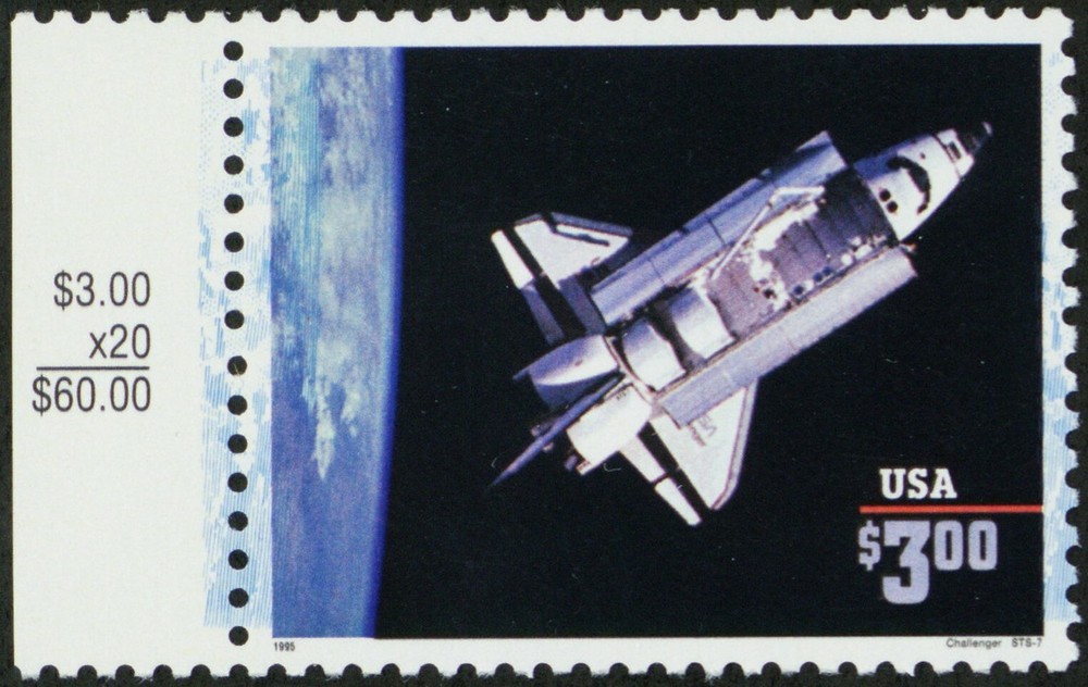2544, MNH $3.00 Scarce Blue Color Shift Freak Error * Stuart Katz