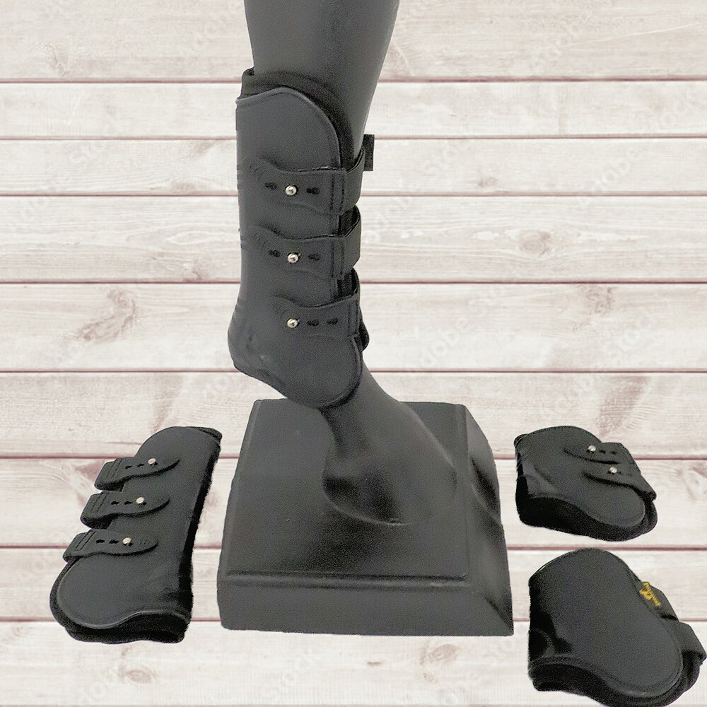 NEW Leopold Cole Black Large Jump Boots