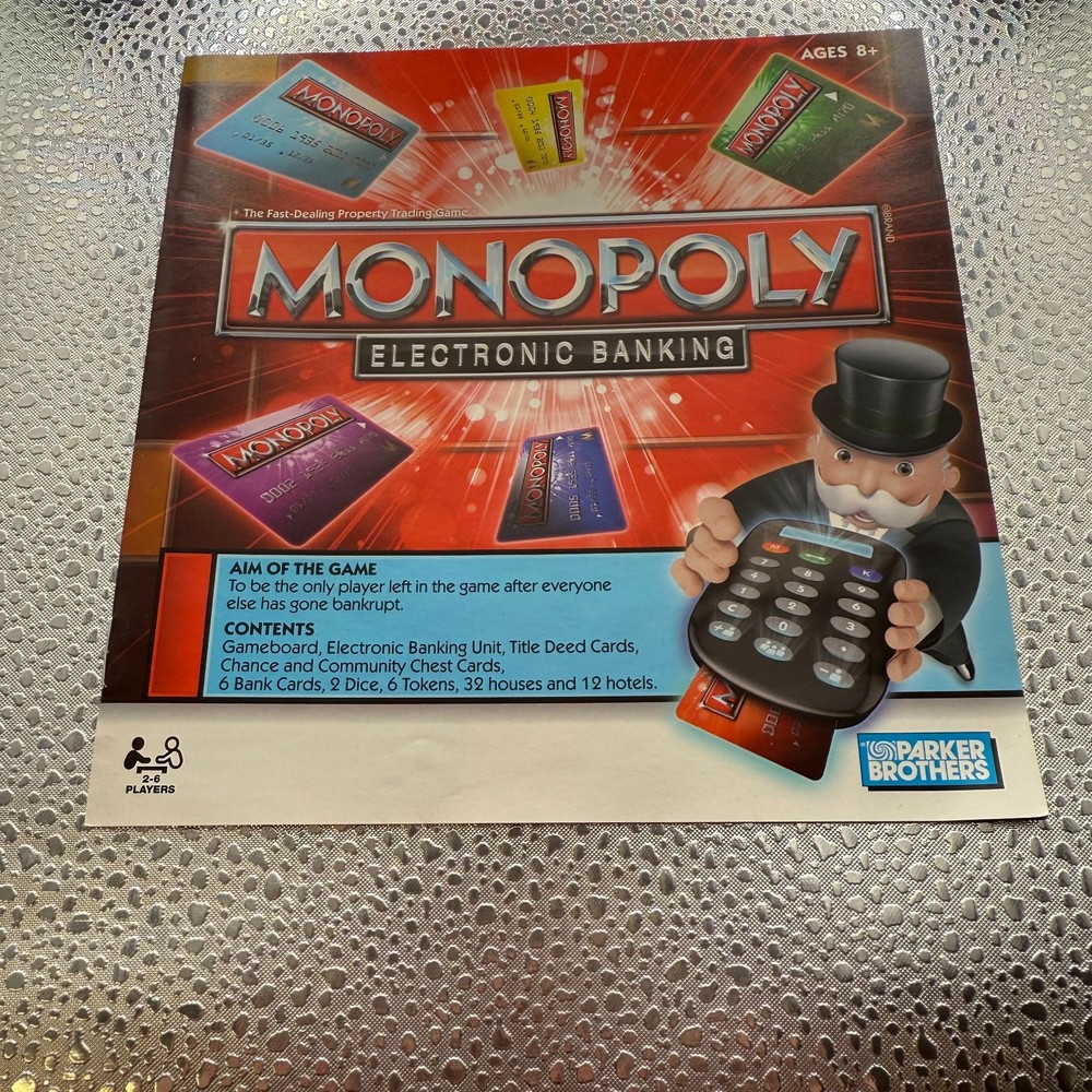 Monopoly Electronic Banking Replacements Pieces