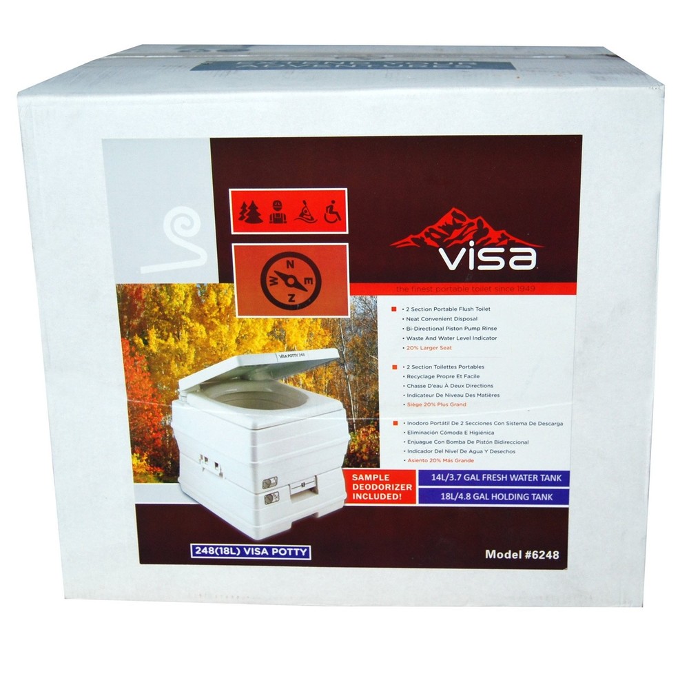 Sanitation Equipment Visa Potty 24 Liter White