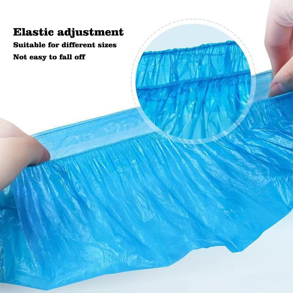 200PCS Disposable Shoe Covers Waterproof, Non-Slip, Durable Boot Covers