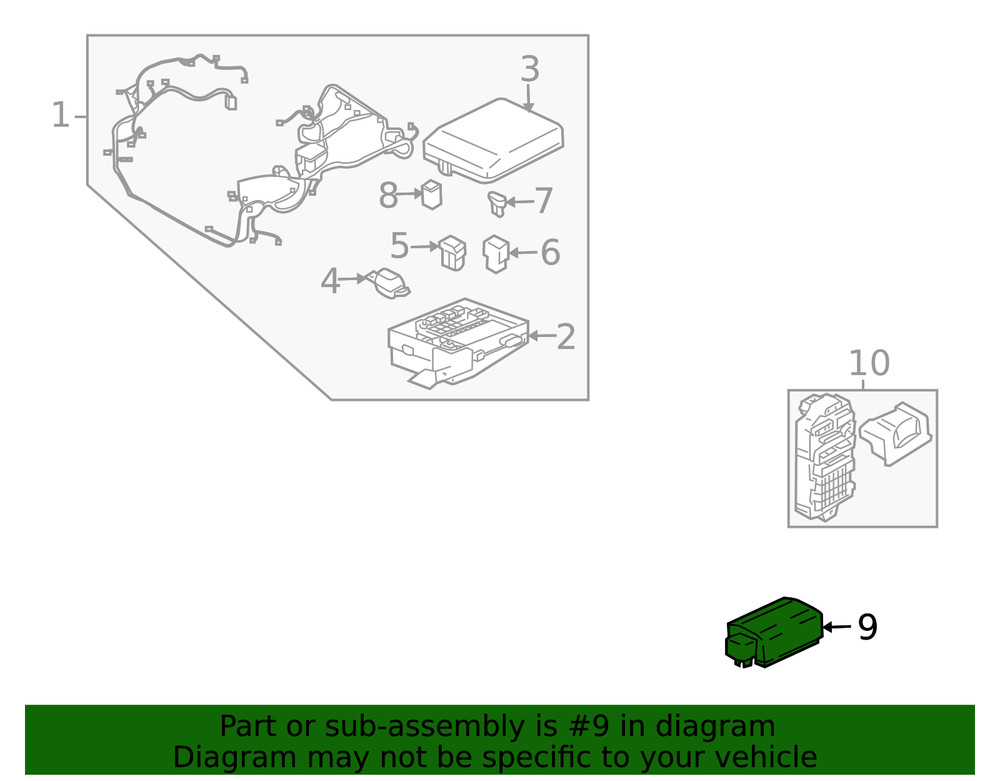 Genuine Mitsubishi Control Module MR587294