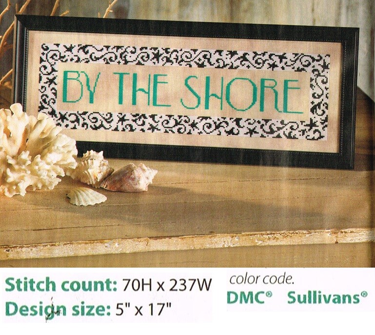 BY THE SHORE    CROSS STITCH PATTERN ONLY - YD   SEW