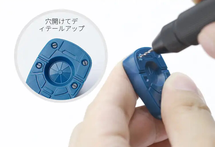 RAYSTUDIO Hatch Drill Handle with 0.1~3.2mm Drill Bits Hand Craft Drilling Tools