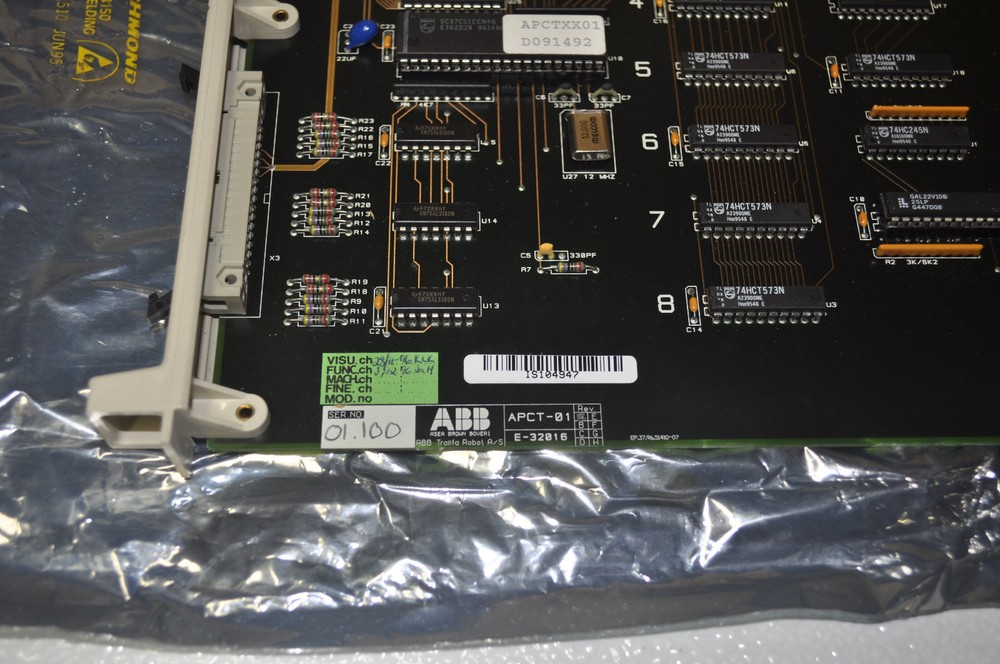 ABB APCT-01 FIBER-OPTIC COMMUNICATION BOARD