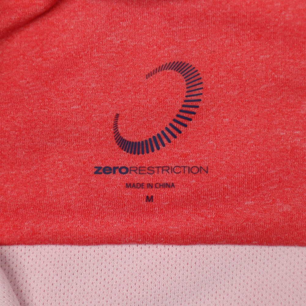 Zero Restriction Z710 Snap Pullover Mens Medium Red Heather Performance Golf