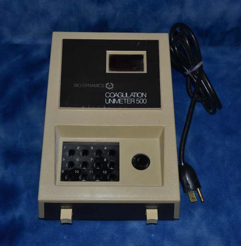 Vintage Bio-Dynamics Unimeter 500 Set Untested powers on and counter counts up
