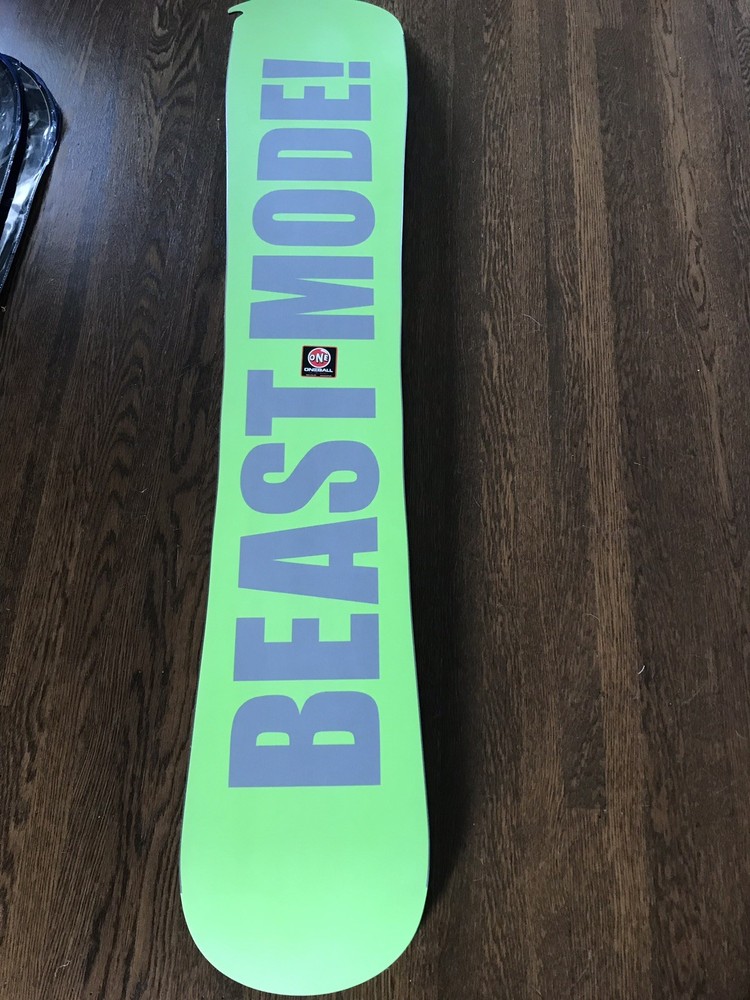 Seattle Seahawks Mervin Lib Tech GNU Snowboard - Beast Mode - RARE - LIMITED 159