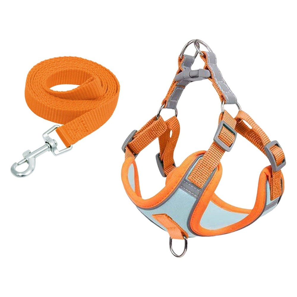 Dog Harness Dogs Harness Vest Pet Comfortable Easy Control Adjustable Reflective