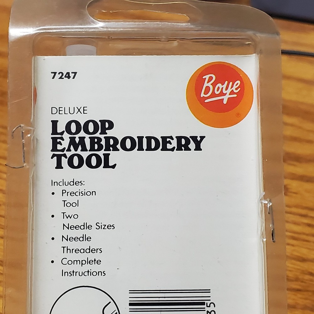 Boye Deluxe LOOP EMBROIDERY TOOL 7247 NEW Sealed - FREE Ship