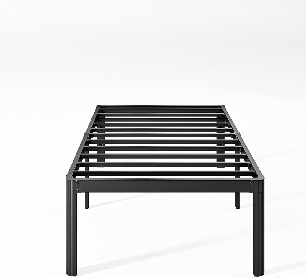 18 Inch High Platform Twin XL Bed Frames No Box Spring Needed, Metal